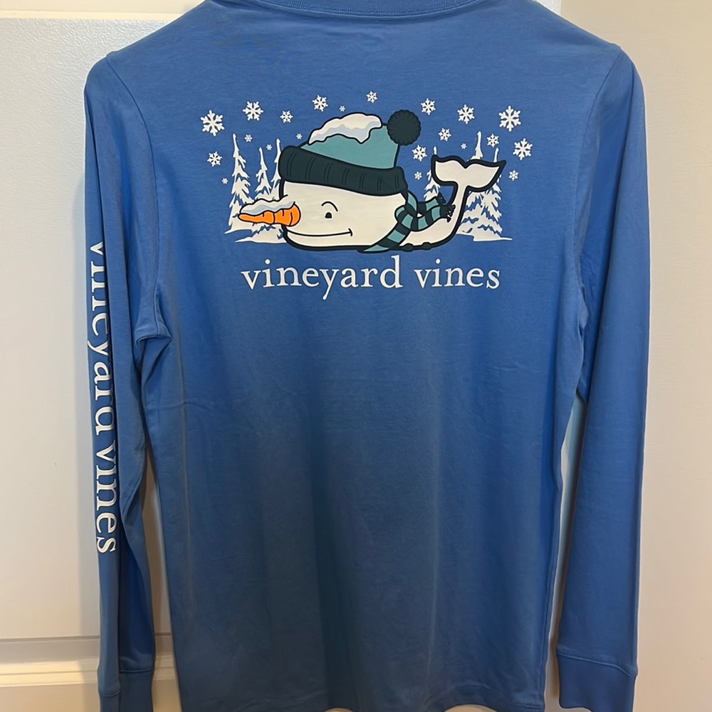 NWOT Vineyard Vines L/S Tee ⛄️ Snowman